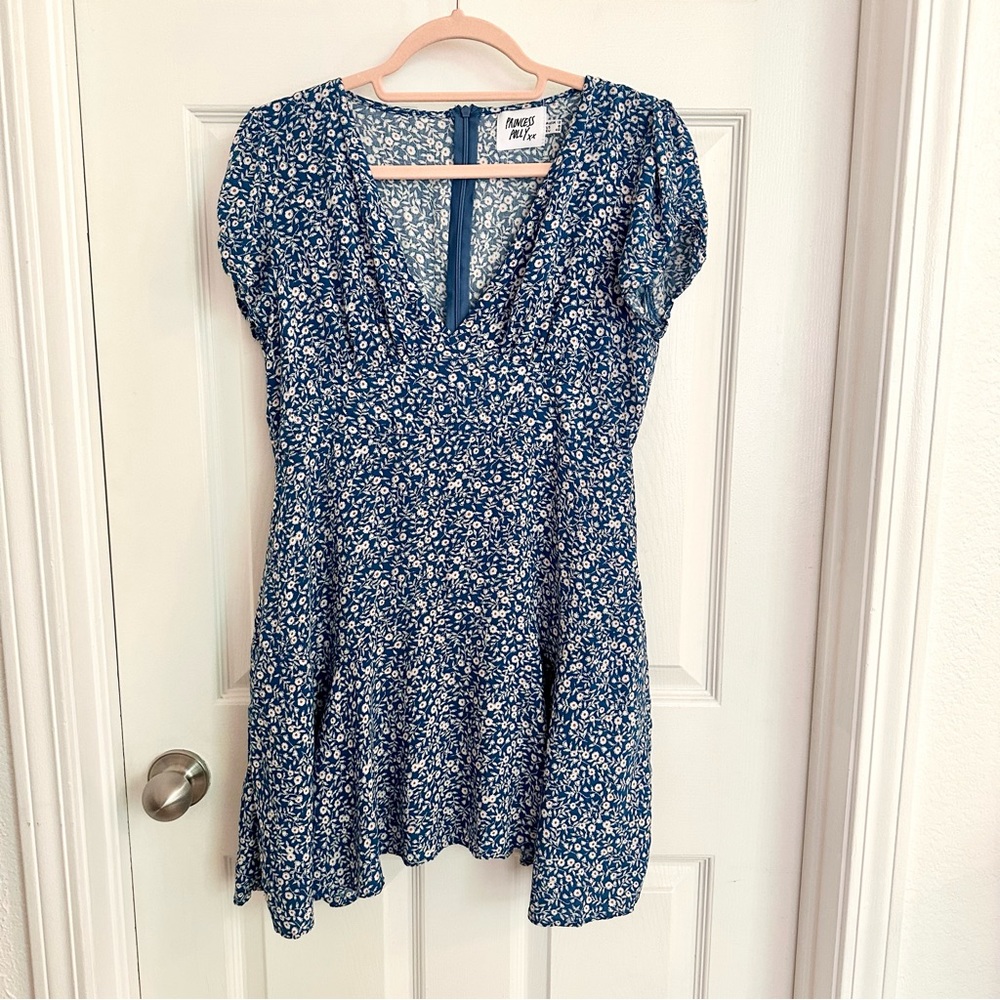Blue floral Princess Polly dress